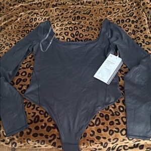 Black Long Sleeve Bodysuit